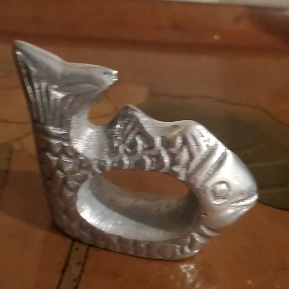 Fish Napkin Rings Set of 4 - Picture 5 of 6